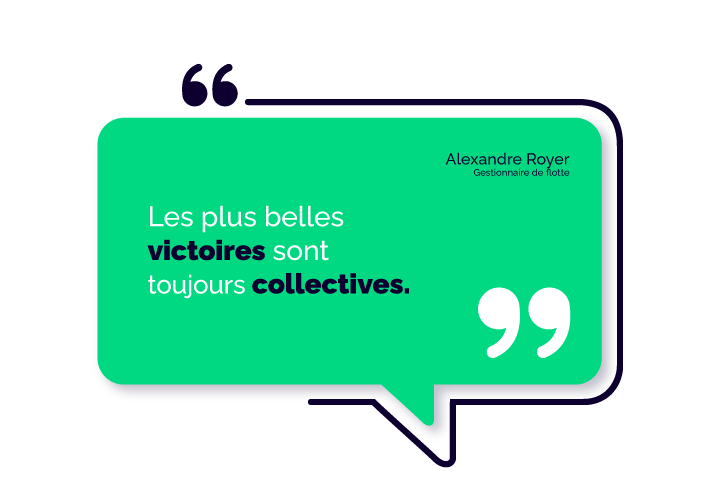 Les plus belles victoires sont toujours collectives - Alexandre Royer